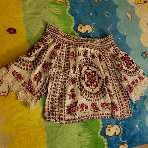 Off the shoulder top